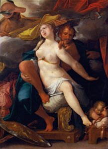 Venus und Mars von Merkur gewarnt, ca. 1586