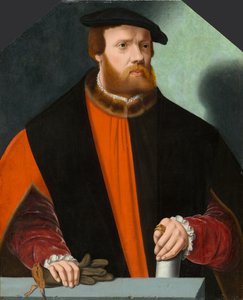 Porträt von Heinrich Crüdener von Bartholomaus the Younger Bruyn