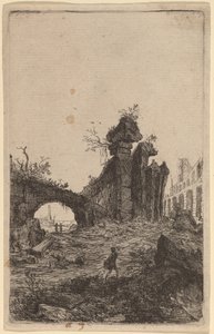 Die Ruinen des Kolosseums von Bartholomeus Breenbergh