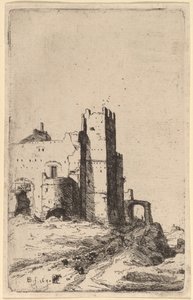 Die Stadt Leoni, nahe Frascati von Bartholomeus Breenbergh
