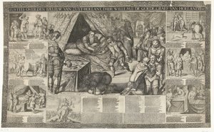 Urteil von Graf Wilhelm III. über den Vogt von Südholland, 1336 von Bartholomeus Willemsz. Dolendo (signed by artist)