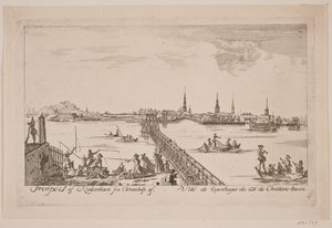 Prospekt von Kopenhagen von Christianshavn aus gesehen