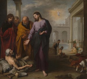 Christus heilt den Gelähmten am Teich Bethesda, 1667-1670