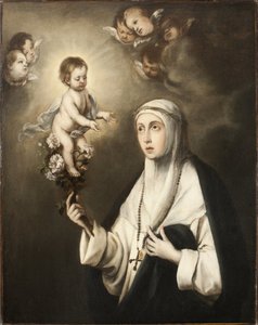 Heilige Rosa von Lima von Bartolomé Esteban Murillo