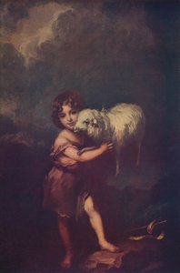 St. Johannes und das Lamm von Bartolomé Esteban Murillo