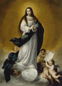 Die Jungfrau der Unbefleckten Empfängnis, um 1660 von Bartolomé Esteban Murillo