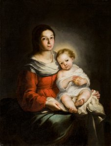 Jungfrau und Kind von Bartolomé Esteban Murillo
