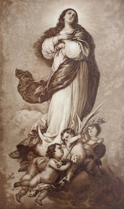 Die Unbefleckte Empfängnis der Heiligen Jungfrau Maria von Bartolome Esteban (after) Murillo