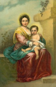 Die Jungfrau und das Kind von Bartolome Esteban (after) Murillo