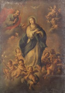 Die Himmelfahrt von Bartolome Esteban (follower of) Murillo