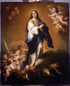 Die Himmelfahrt der Heiligen Jungfrau Maria von Bartolomé Esteban Murillo