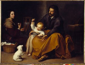 Die Heilige Familie von Bartolomé Esteban Murillo
