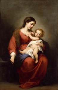 Jungfrau und Kind von Bartolomé Esteban Murillo