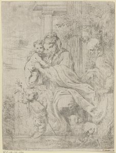 Heilige Familie mit dem jungen Johannes dem Täufer