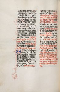Missale: Fol. 172v: Musik für Alleluja usw. zu Beginn von Ostern, 1469 von Bartolomeo Caporali