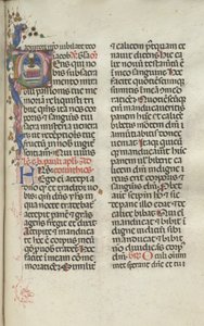 Missale: Fol. 225: Kelch mit Hostie von Bartolomeo Caporali