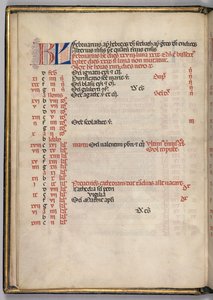 Missale: Fol. 3v: Februar Kalenderseite, 1469