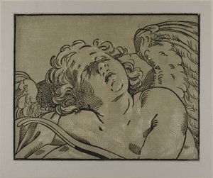 Büste des schlafenden Amor von Bartolomeo Coriolano