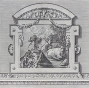 Tafel 24: Die Gefährten des Odysseus stehlen die dem Apollo heiligen Rinder von Bartolomeo Crivellari, Gabriel Söderling