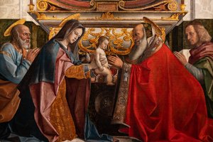 Darstellung Jesu im Tempel (Detail) von Bartolomeo Montagna