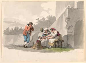 Eine Bauernfamilie in der Campagna