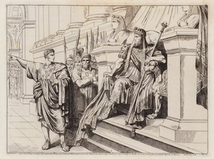 Appius Claudius von Lucullus an den Hof von Tigranes dem Großen gesandt von Bartolomeo Pinelli