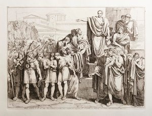 Brutus verurteilt seine beiden Söhne Titus und Tiberius zum Tode von Bartolomeo Pinelli