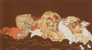 Cloelia und ihre Gefährtinnen von Bartolomeo Pinelli