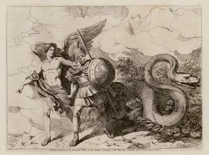 Hannibals Vision vor dem Alpenübergang von Bartolomeo Pinelli