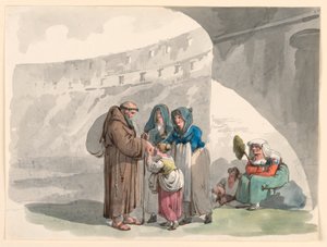 Begrüßung eines Einsiedlers