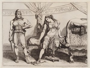 Der Eunuch Bacchides von Mithridates VI. von Pontus zu seiner Frau Monime gesandt von Bartolomeo Pinelli