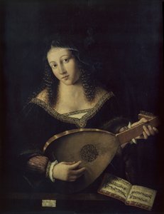 Lautenspieler von Bartolomeo Veneto