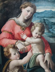 Madonna mit Kind und dem jungen Johannes