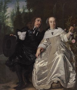 Abraham del Court und seine Frau Maria de Kaersgieter, 1654 von Bartolomeus van der Helst
