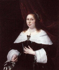 Dame in Schwarz, ca. 1640