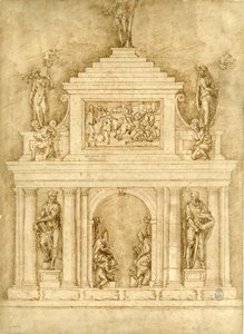 Projekt für die Gräber von Leo X und Clemens VII von Bartolommeo Bandinelli
