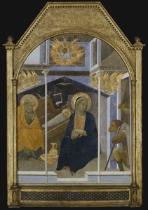 Die Anbetung der Hirten, ca. 1350 von Bartolommeo Bulgarini