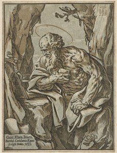 Heiliger Hieronymus, nach Guido Reni, 1637