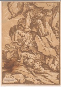 Fall der Giganten (dritter Teil) von Bartolommeo Coriolano