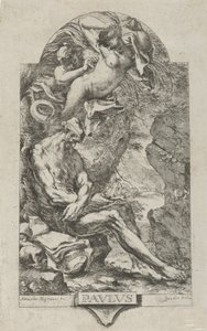 Heiliger Paulus von Theben von einem Dämon versucht, nach Magnasco, ca. 1720-30