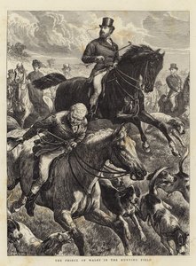 Der Prinz von Wales im Jagdfeld von Basil Bradley