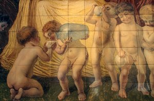 Putti trinken Thermalwasser von Basilio Cascella