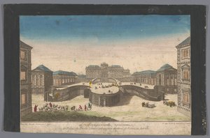 Ansicht des Palais Schwarzenberg in der Umgebung von Wien