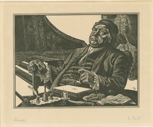 Händel, um 1930 von Batt