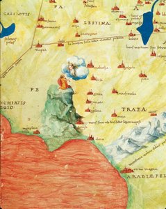 Nildelta, Rotes Meer und Berg Sinai, aus dem Atlas der Welt in dreiunddreißig Karten, von Battista Agnese