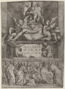 Grab eines Bischofs von Battista del Moro