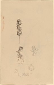 Studien für Schmuckdesigns von Beatrice Godwin Whistler