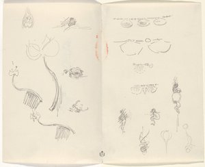 Studien für Schmuckdesigns von Beatrice Godwin Whistler