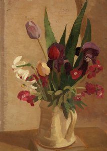 Tulpen, Goldlack und Narzissen von Beatrice H. Budgett