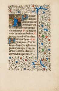 Der heilige Barnabas liest aus einem Buch von Bedford Master